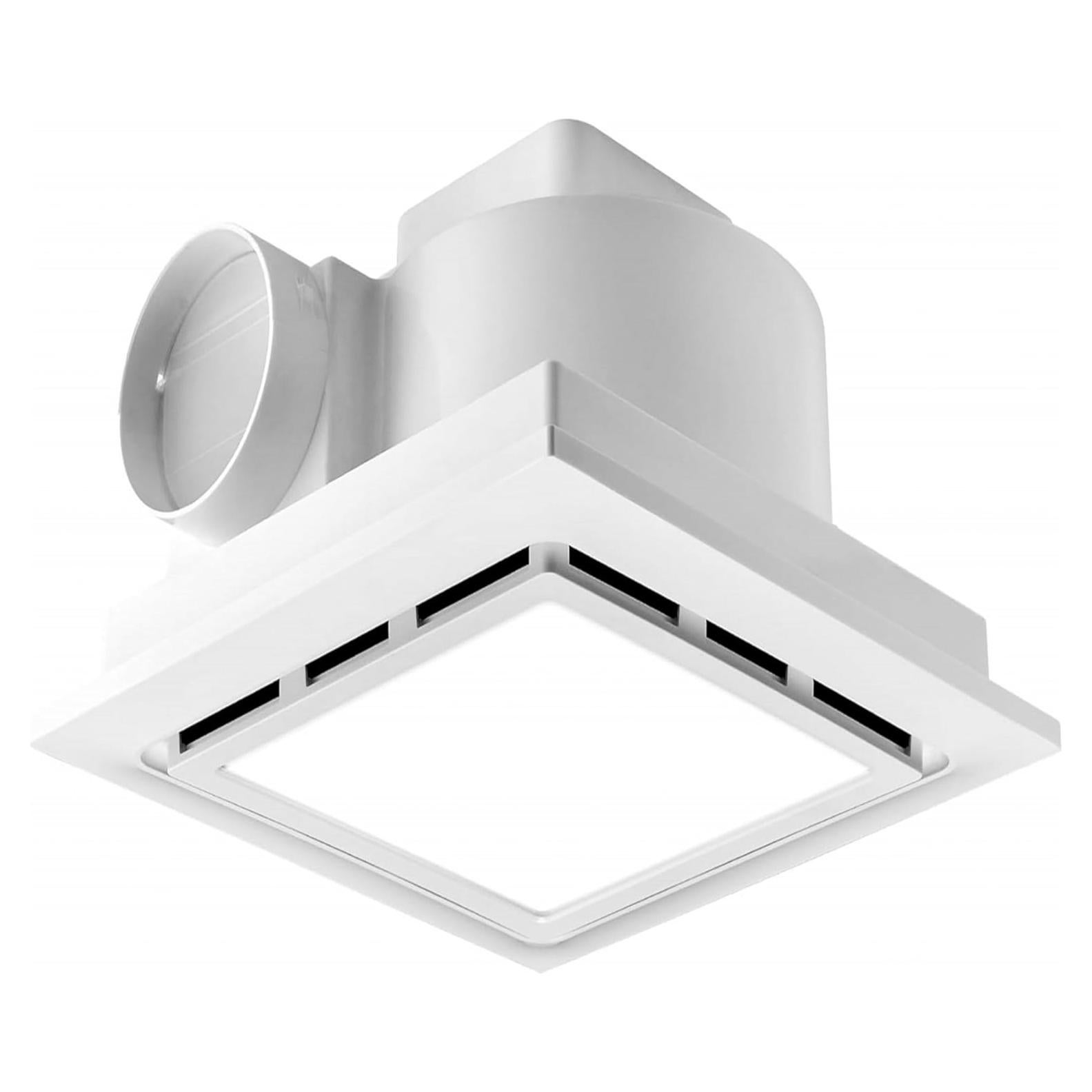 Ventilador Extractor de Baño MEOZRI DK-250 con Luz LED 42W