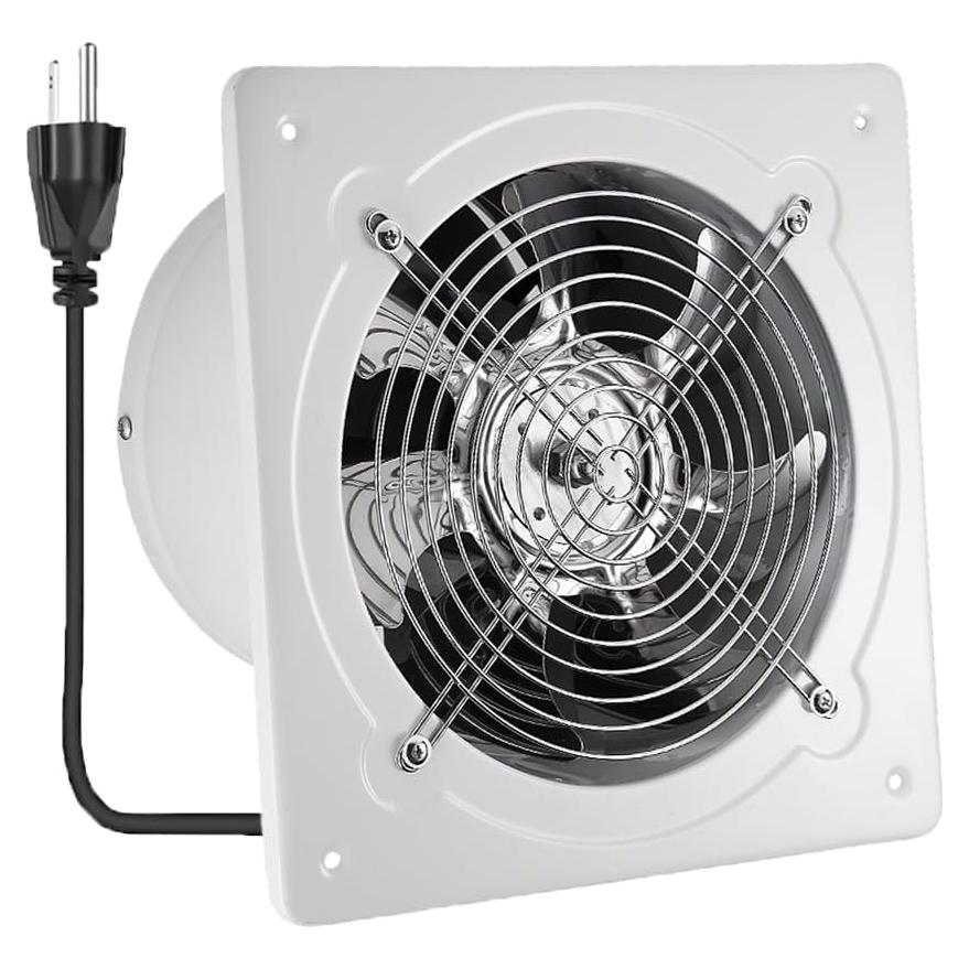 Ventilador de Escape RLOZUI 20 cm 735 CFM 80W Blanco