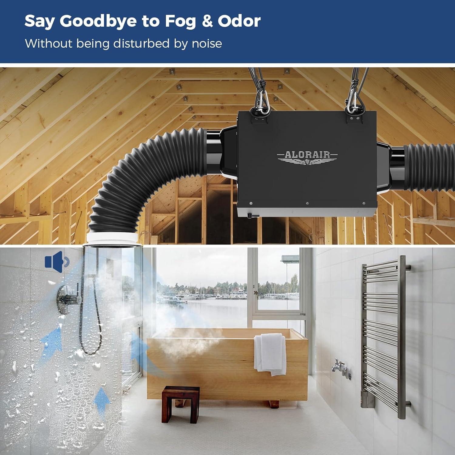Ventilador Extractor de Baño ALORAIR CloudStorm 170 CFM