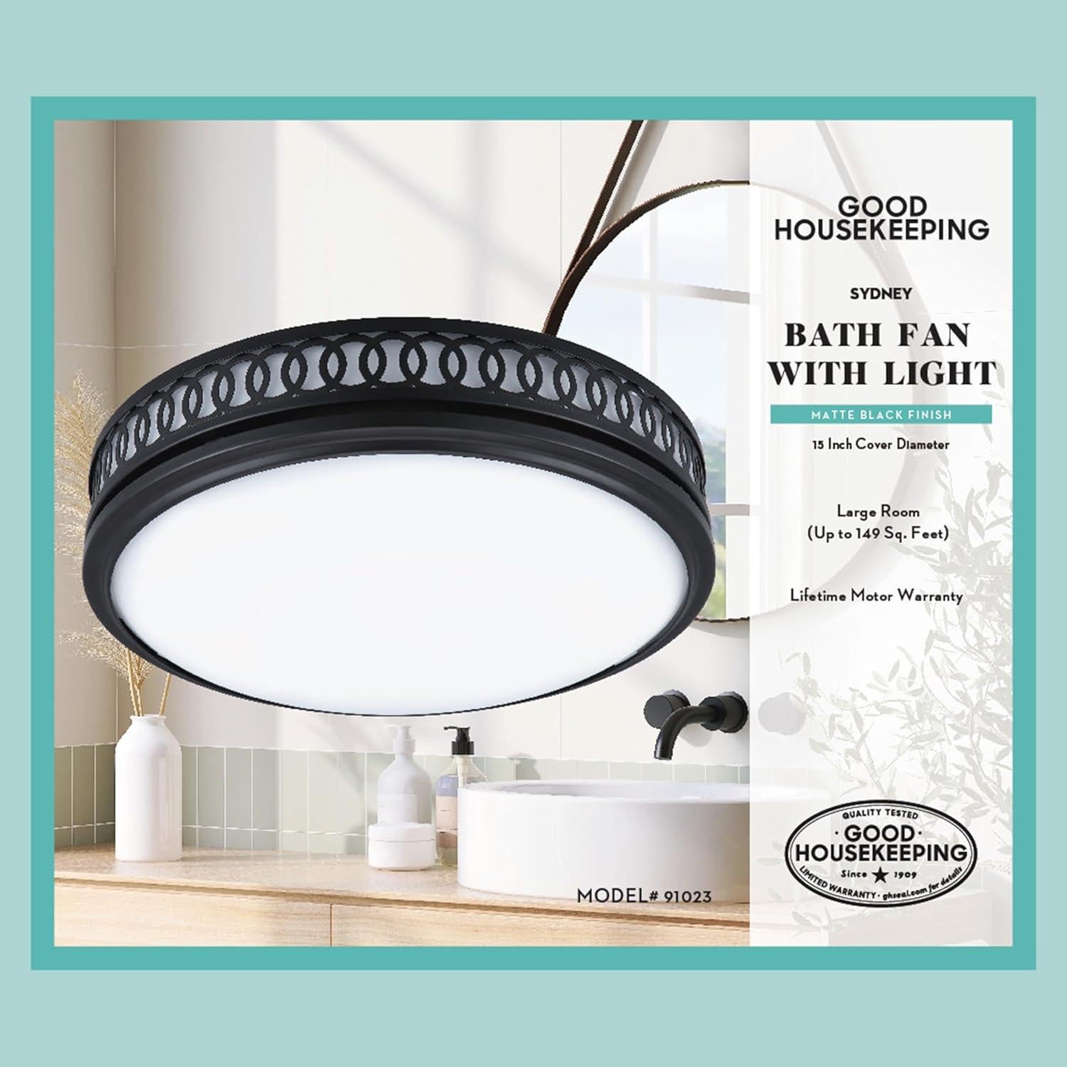 Ventilador de Baño Decorativo Good Housekeeping Sydney 110 CFM