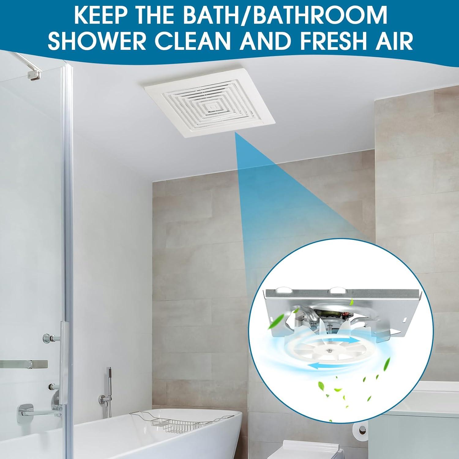 Unidad de Ventilador 50 CFM Nutone S97012026 + Rejilla 97011723