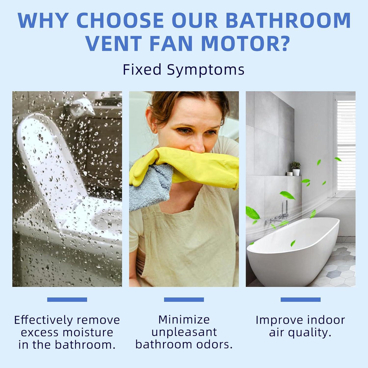 Motor de Ventilador de Baño AMI PARTS SM550 50 CFM 120V