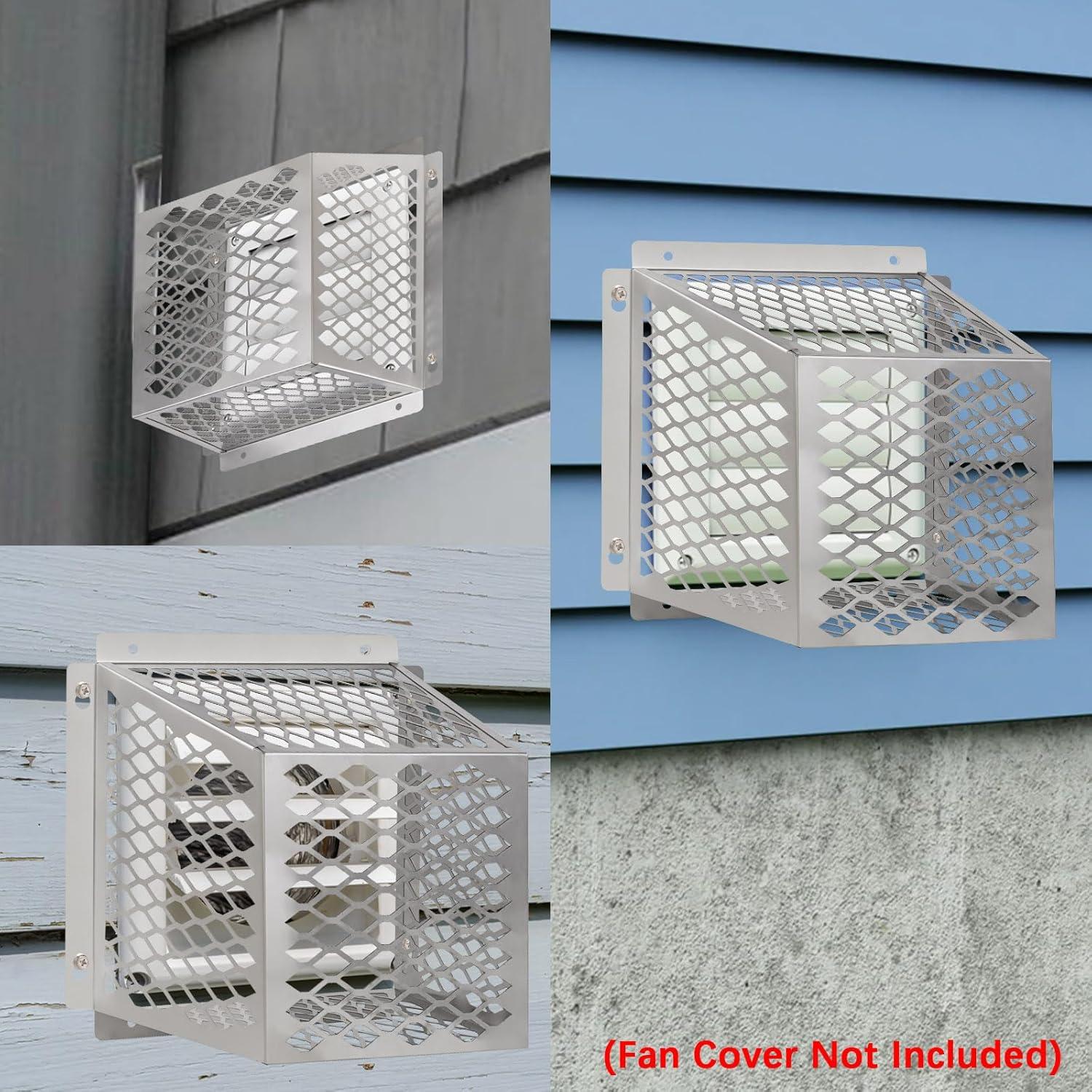 Protector de Ventilación Acero Inoxidable 2PCS 6" Secadora