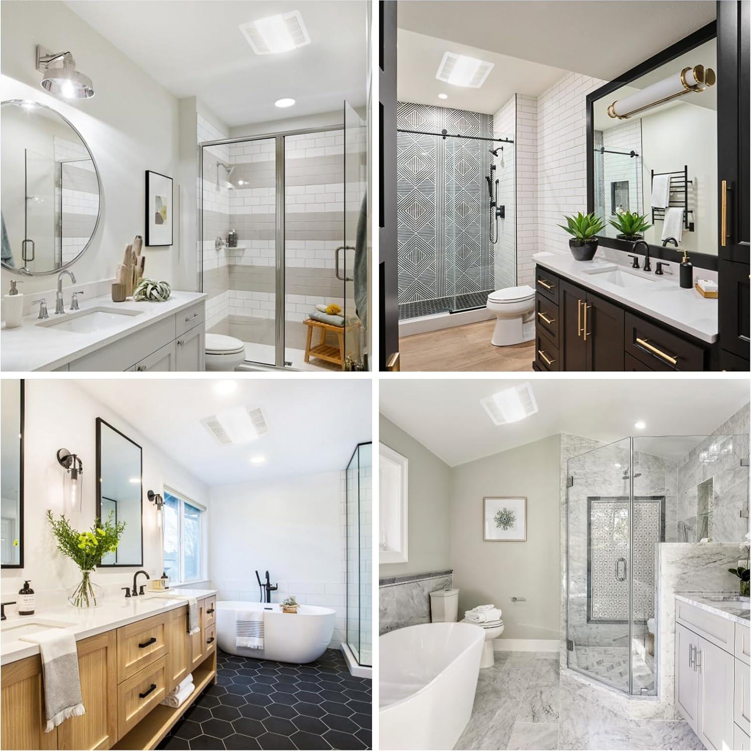 Cubierta de Ventilador de Baño Sfneer 85315000 Blanca