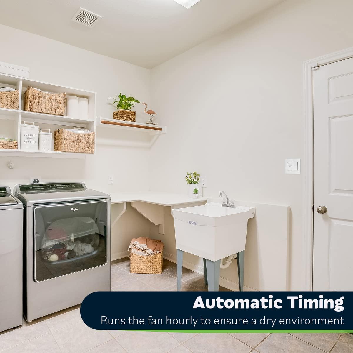 Temporizador de Ventilador TopGreener TDTS5-W Blanco 120VAC