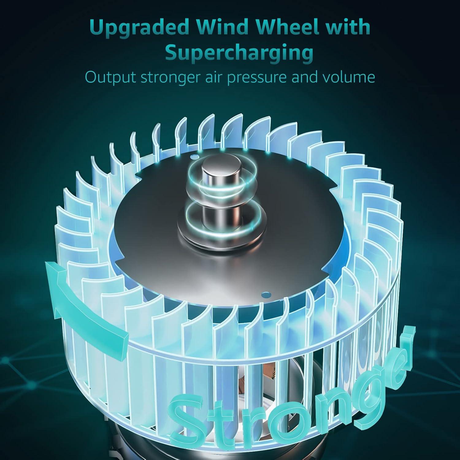 Ventilador Extractor de Baño FASDUNT 110 CFM Luz LED 3 Colores