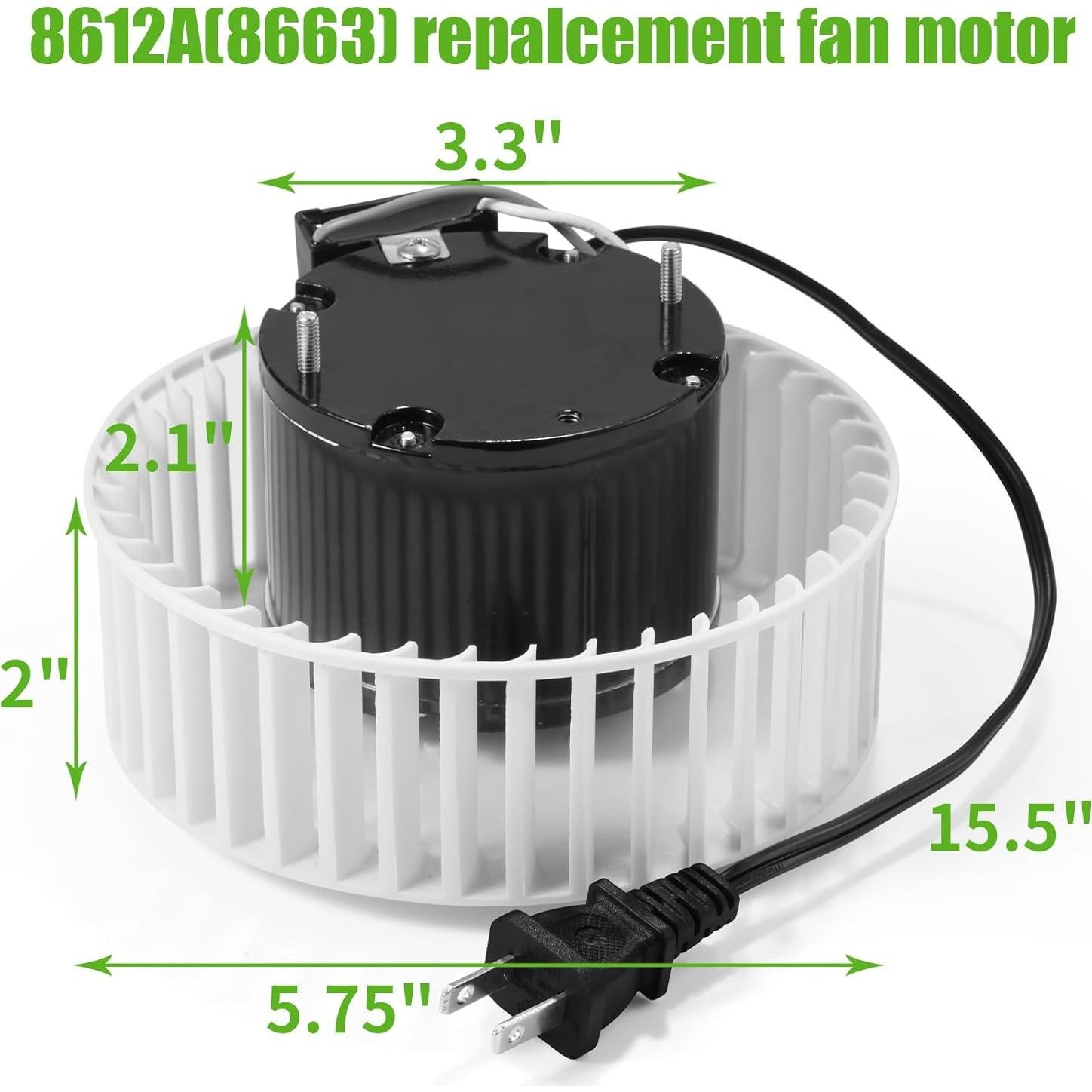 Motor de Ventilador de Baño NuTone 8663 - 1550 RPM 115V