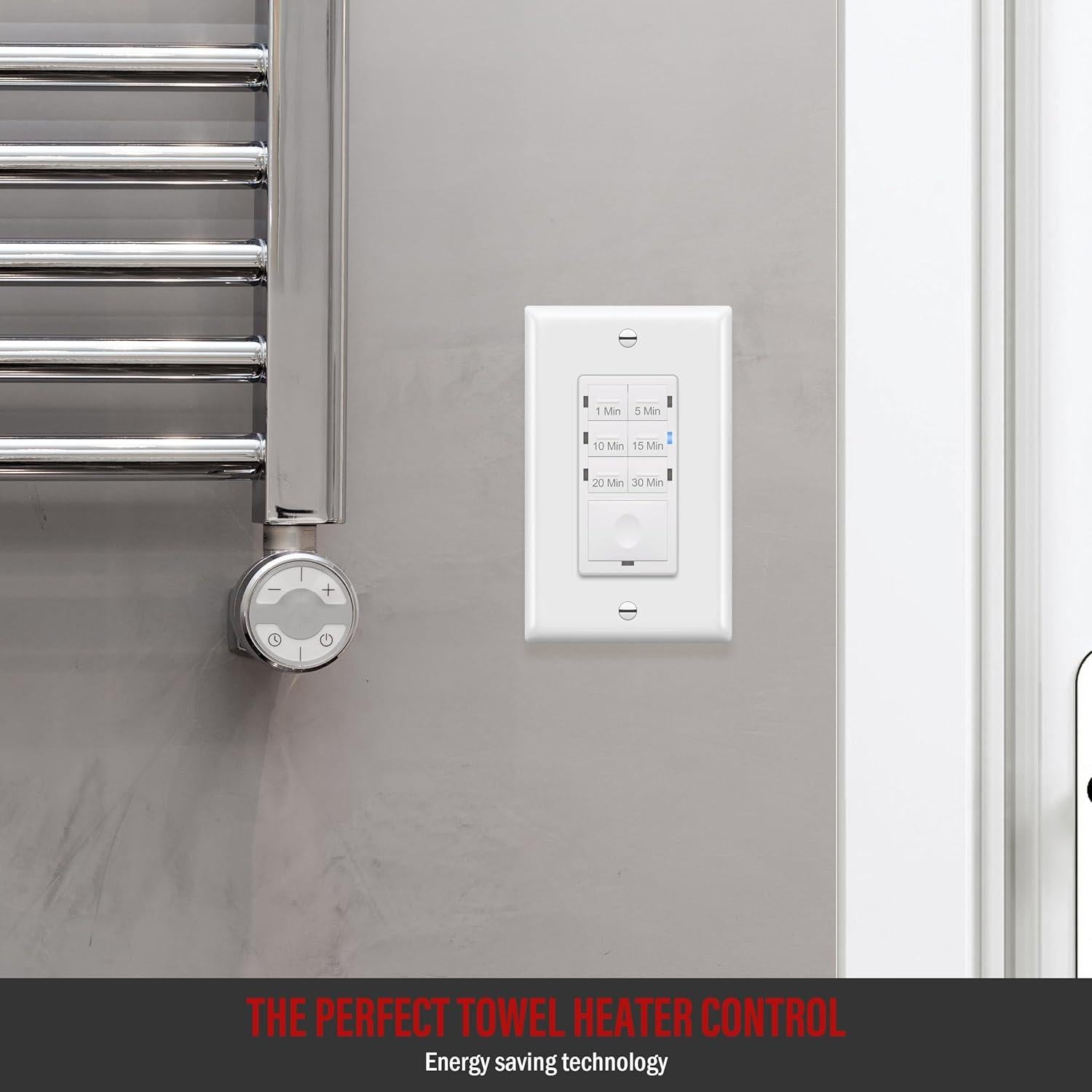 Interruptor Temporizador ENERLITES HET06A 2 Paquete Blanco