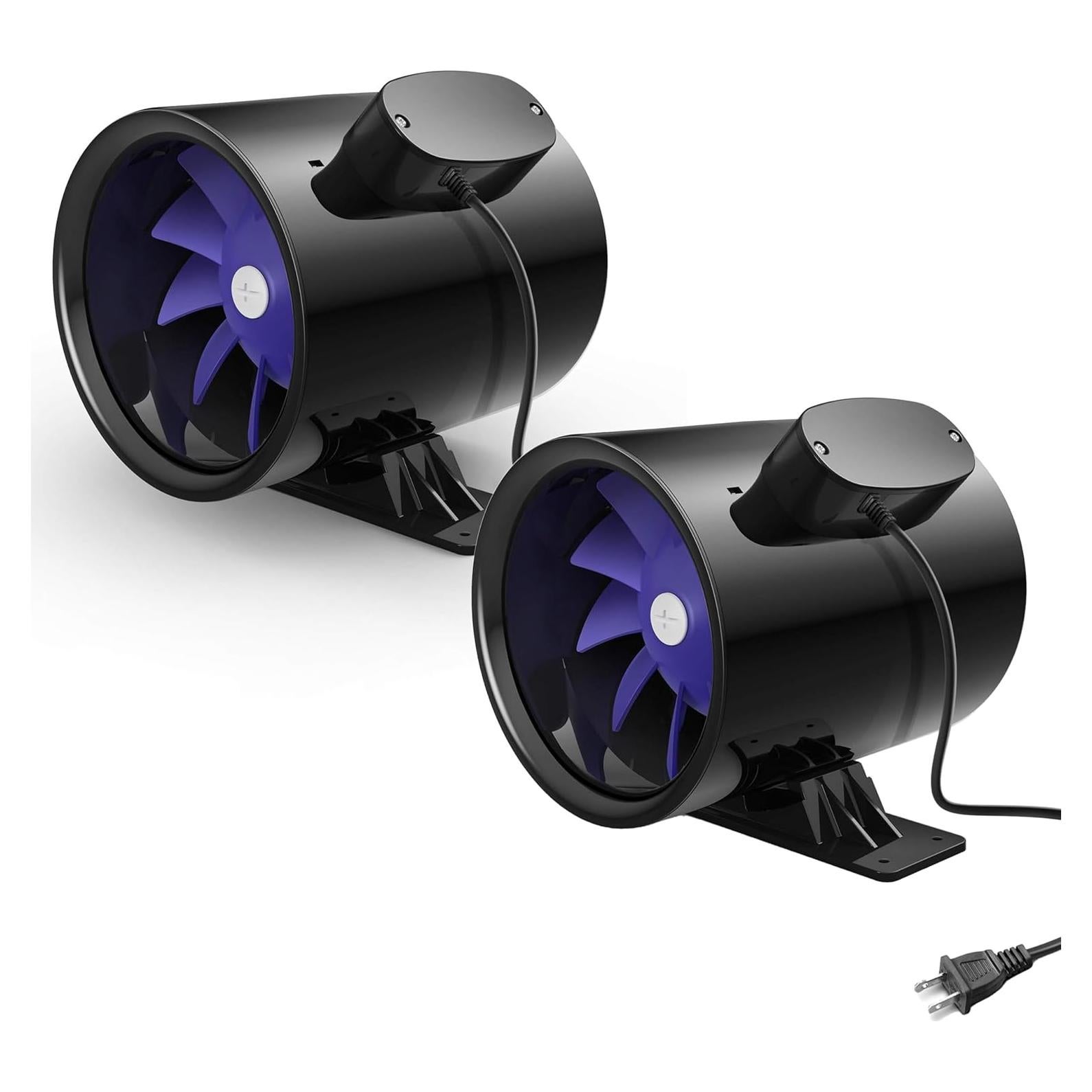 Ventilador de Conducto Silencioso iPower 6" 300 CFM 2 Paquete