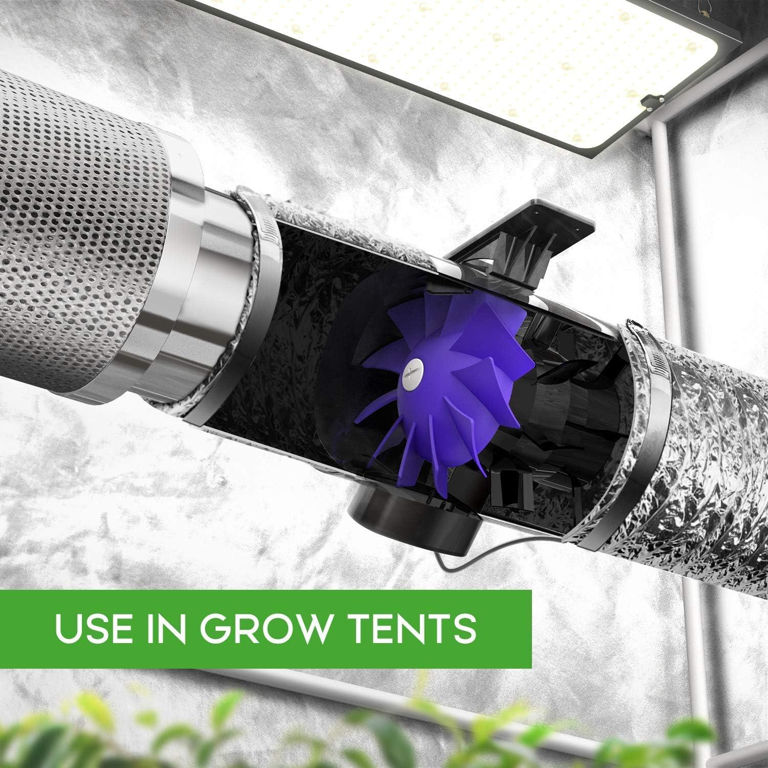 Ventilador de Conducto Silencioso iPower 6" 300 CFM 2 Paquete