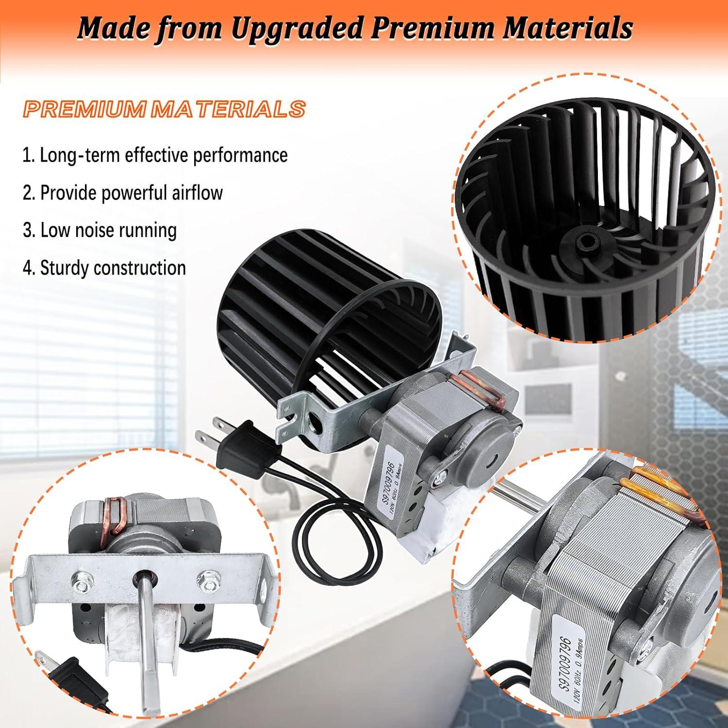 Conjunto Motor Ventilador Baño EfenaLife S97009796 70 CFM