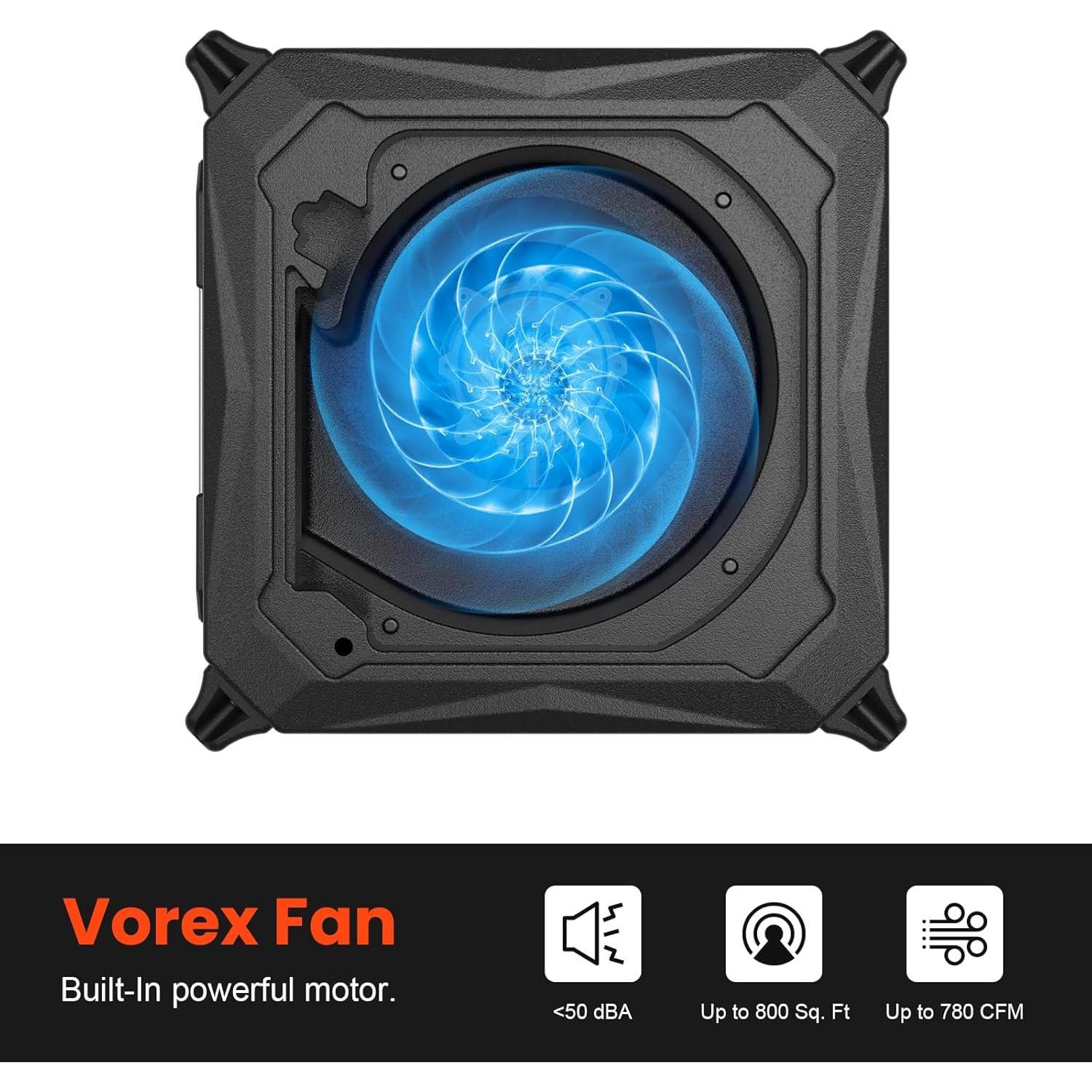 Sistema de Filtración de Aire Abestorm DecDust 780IG con Control Remoto