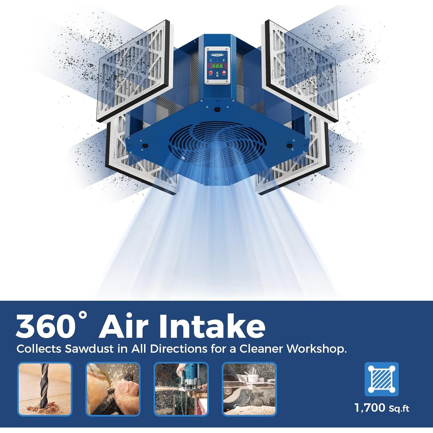 Sistema de Filtración de Aire AlorAir PureCare 1350IG 360°