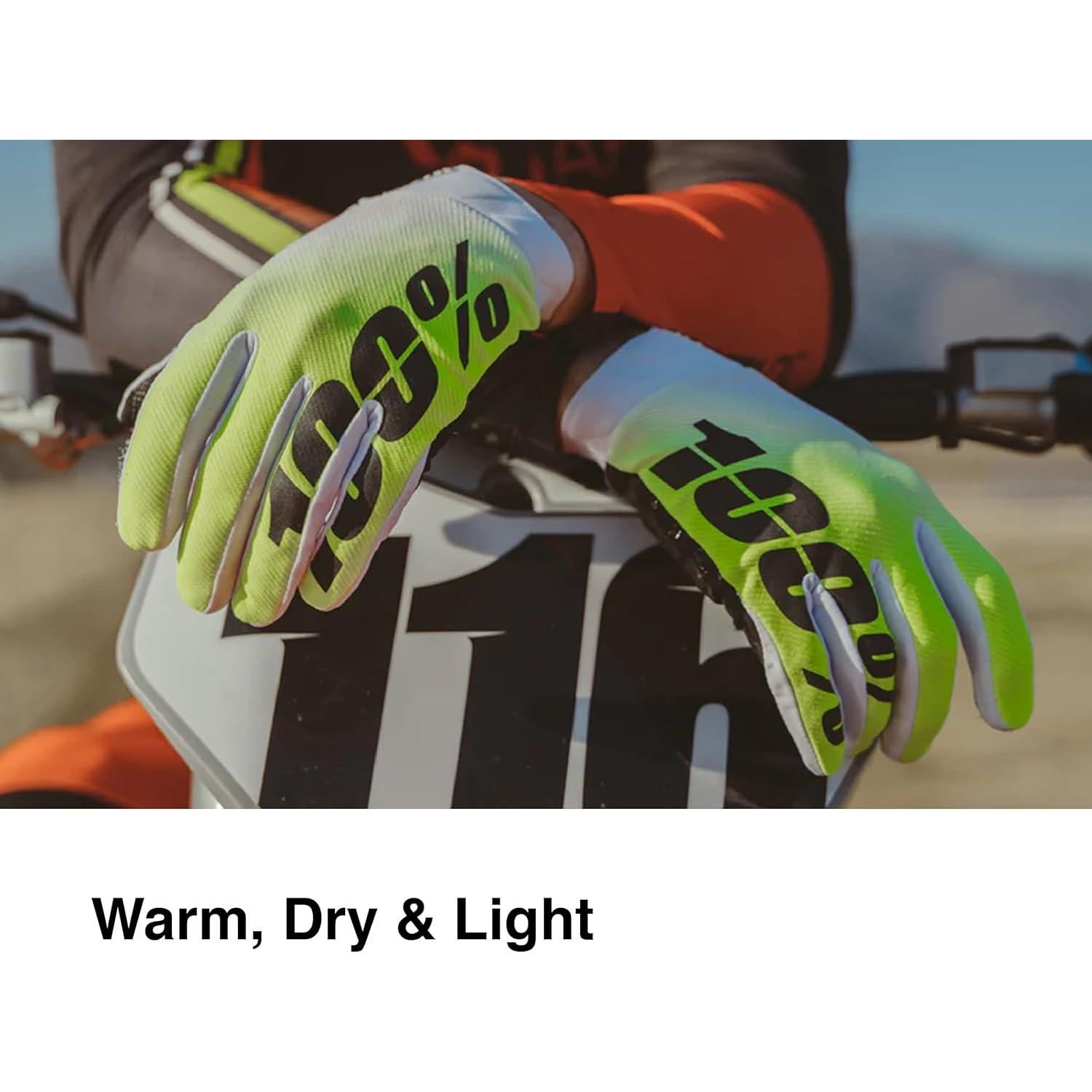 Guantes de Motocross 100% HYDROMATIC Brisker Climas Fríos