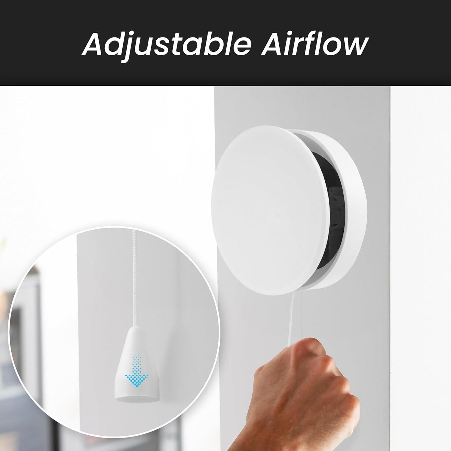 Kit de Ventilación de Pared Repa Market 10.5 cm con Aislamiento Térmico