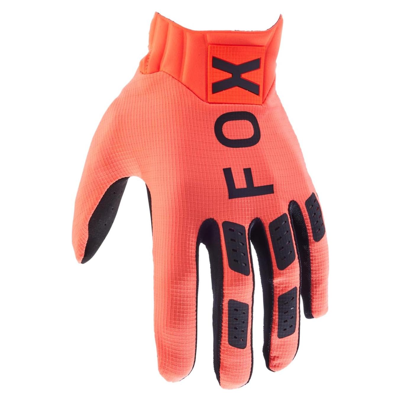 Guante de Motocross Fox Racing Flexair Naranja Fluorescente