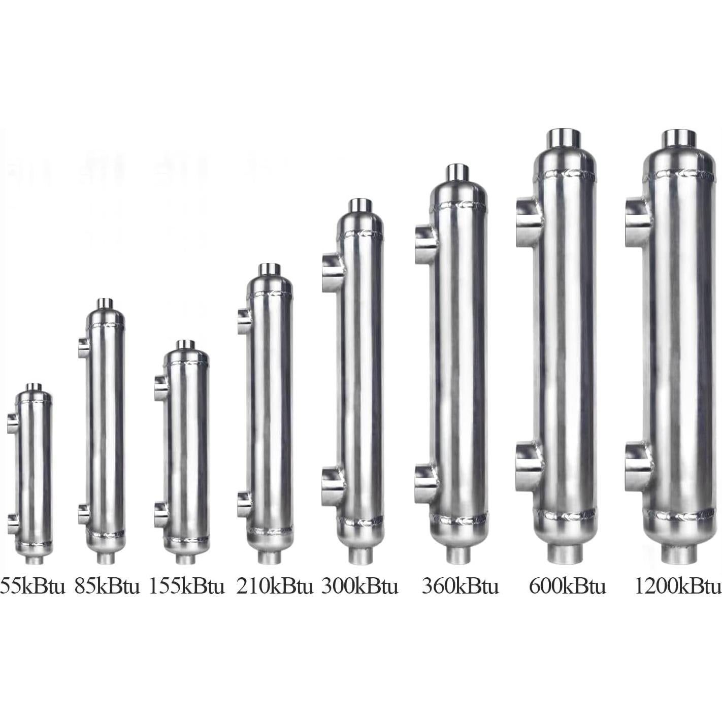 Intercambiador de Calor AB SP-300K-S Acero Inoxidable 316L 300 kBtu