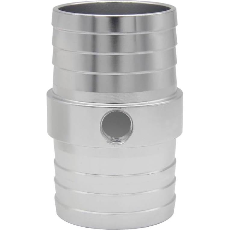 Adaptador Barb Manguera Radiador JoyTube 38mm NPT 3mm Aluminio