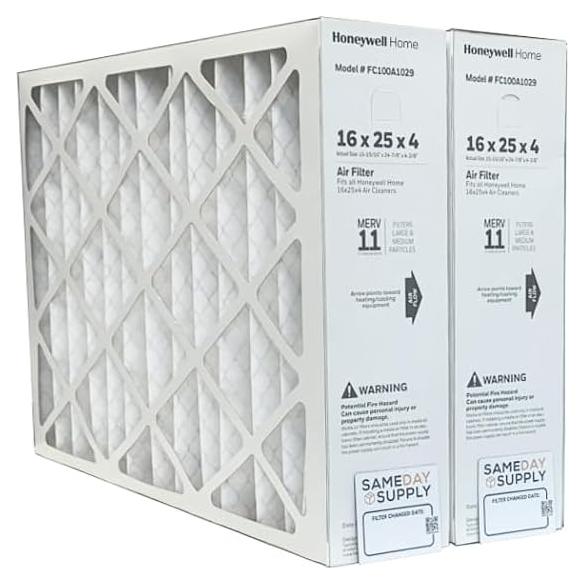 Filtro de Aire Plisado Honeywell FC100A1029 MERV 11 - 2 Piezas
