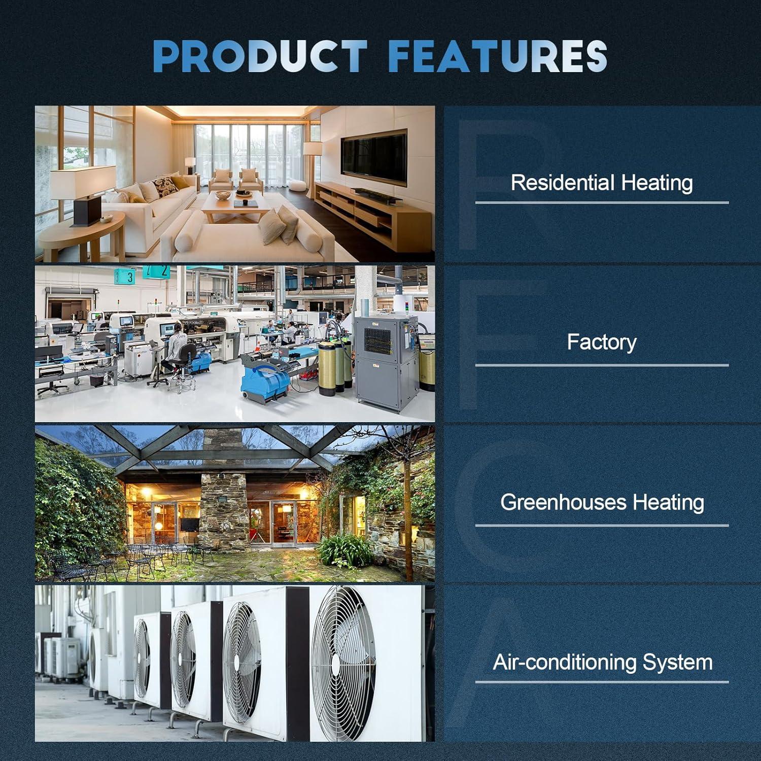 Intercambiador de Calor Dollate 20x20 cm Agua a Aire Alta Eficiencia