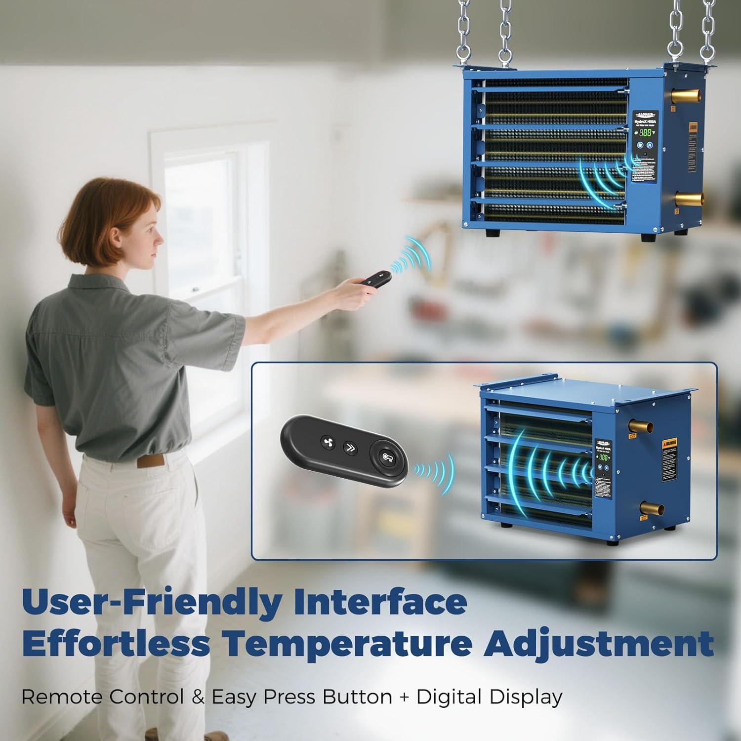 Calentador Colgante Hidronico ALORAIR HydroX H50A 50,000 BTU