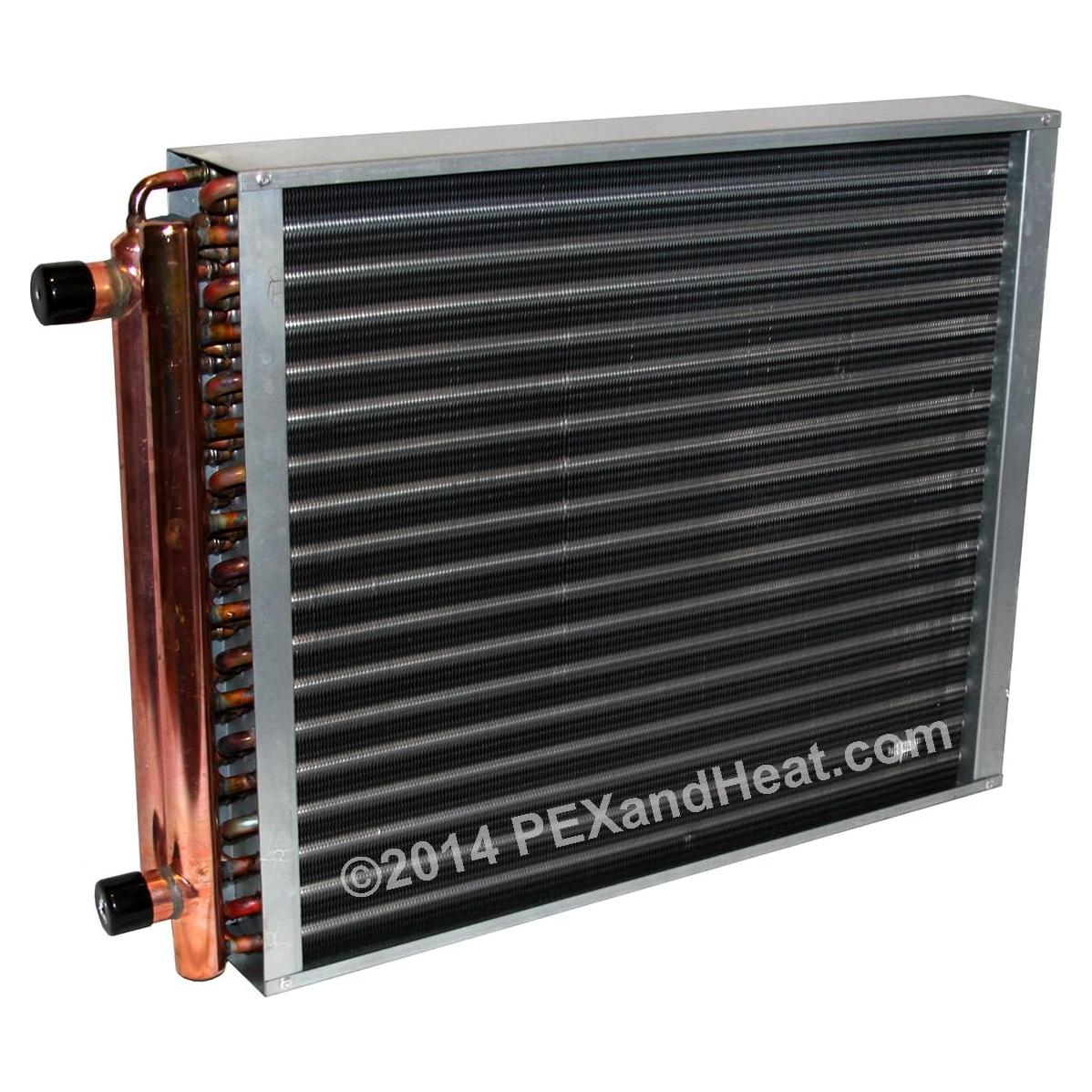 Intercambiador de Calor Agua a Aire Barazzon 8x8" Conexión 1"