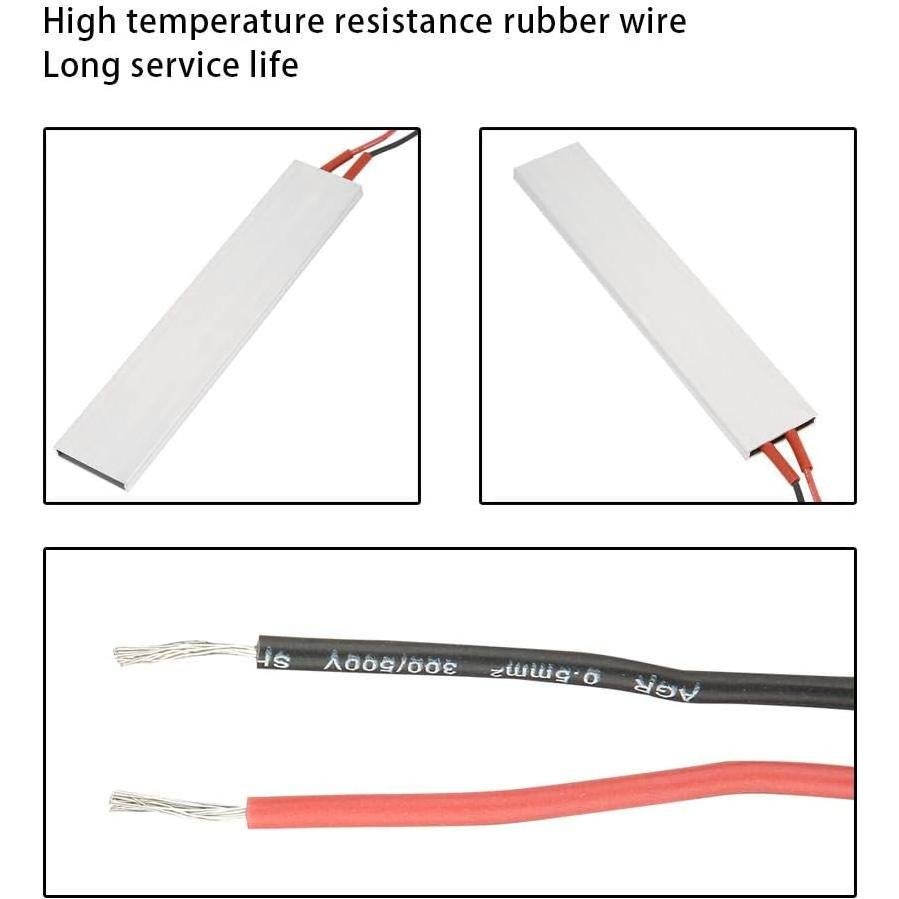 Placa Calentadora Cerámica 12V/24V/220V Aluminio 150x28.5mm
