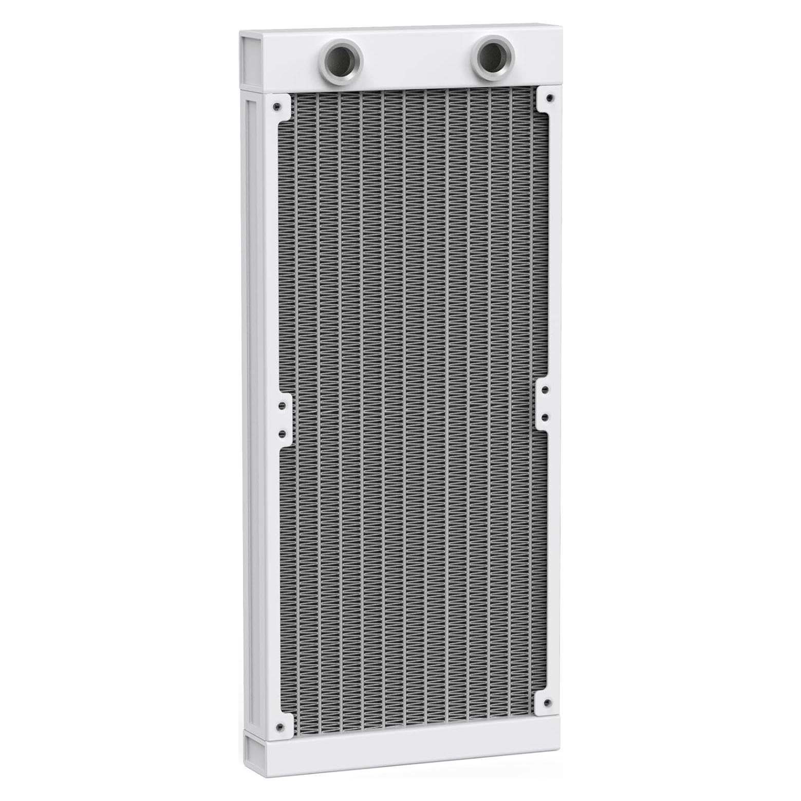 Radiador de Refrigeración por Agua CLYXGS 240mm Aluminio Blanco