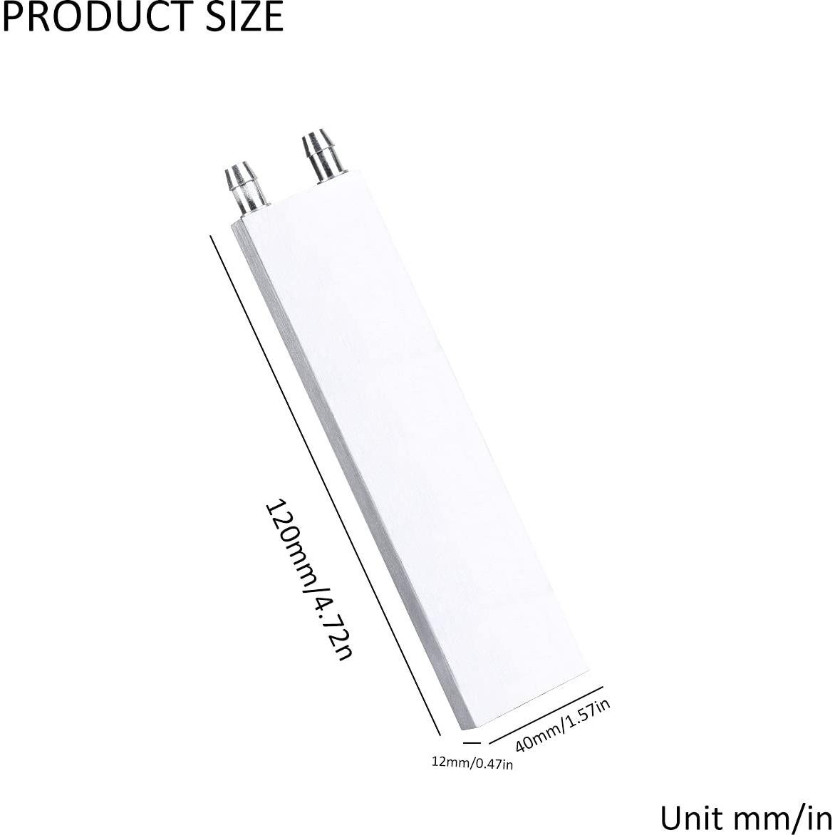 Bloque de Enfriamiento de Agua CLYXGS 40x120mm Aluminio