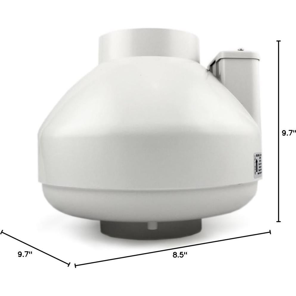 Ventilador de Radón RadonAway RP145c 166 CFM 24.64 cm