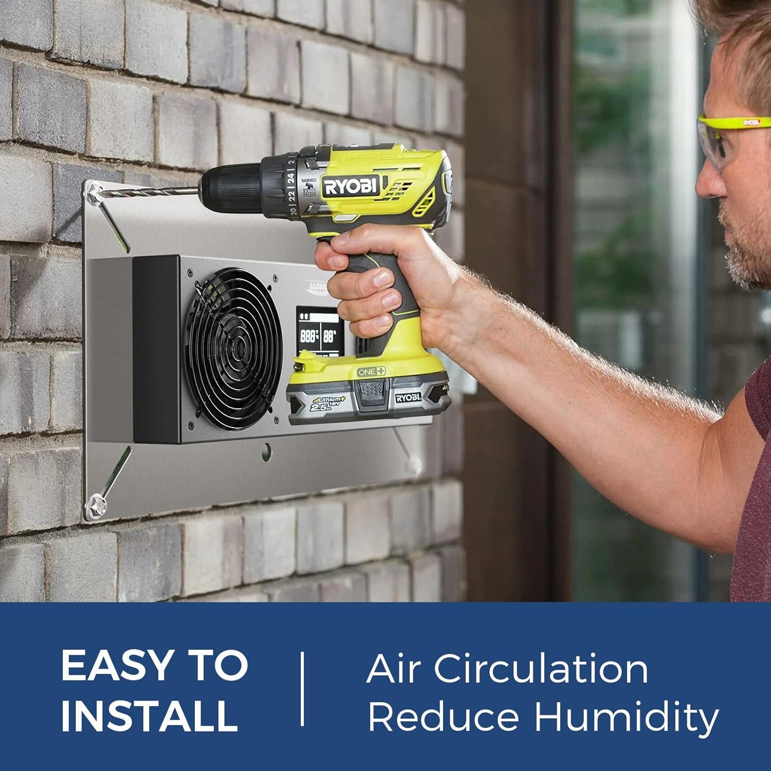 Ventilador de espacio de arrastre ALORAIR VentirPro-S2 340.2 m³/h