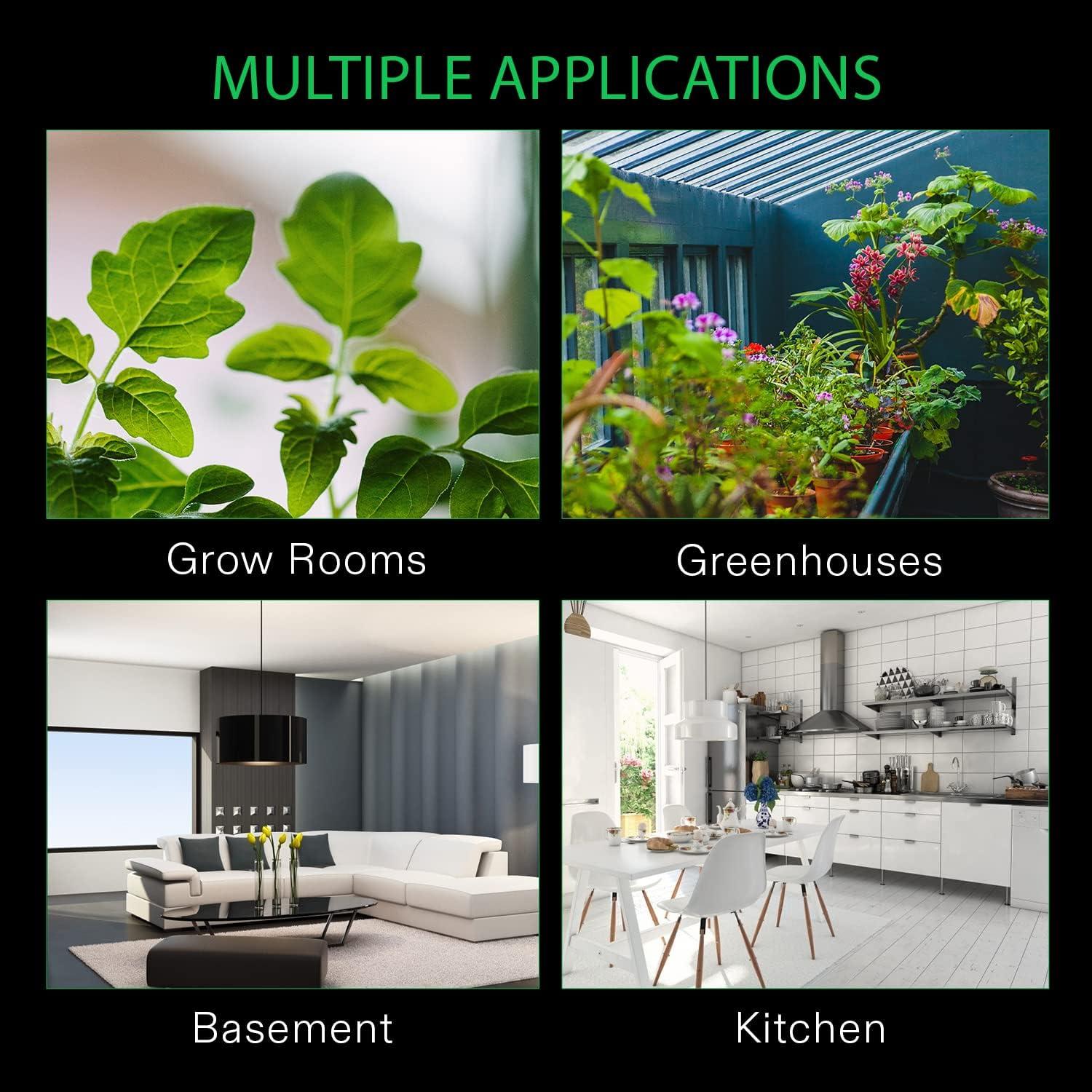 Ventilador de Conducto VIVOSUN Z6 15.24 cm 440 CFM Control Velocidad