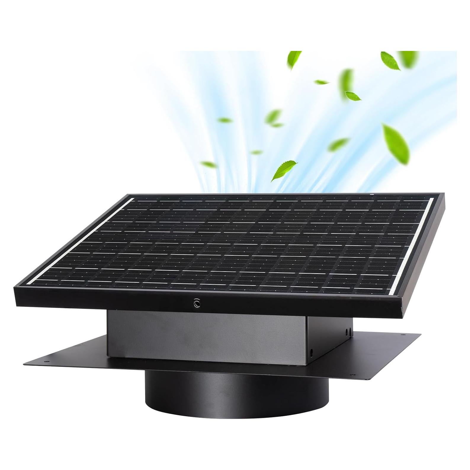 Ventilador de Techo Solar HNRLOY 25W 8" Ecológico para Garaje