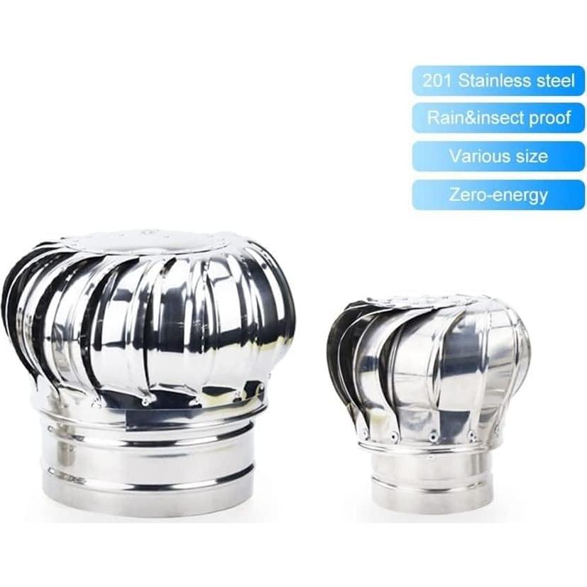 Ventilador de Techo Acero Inoxidable Municiap 110mm