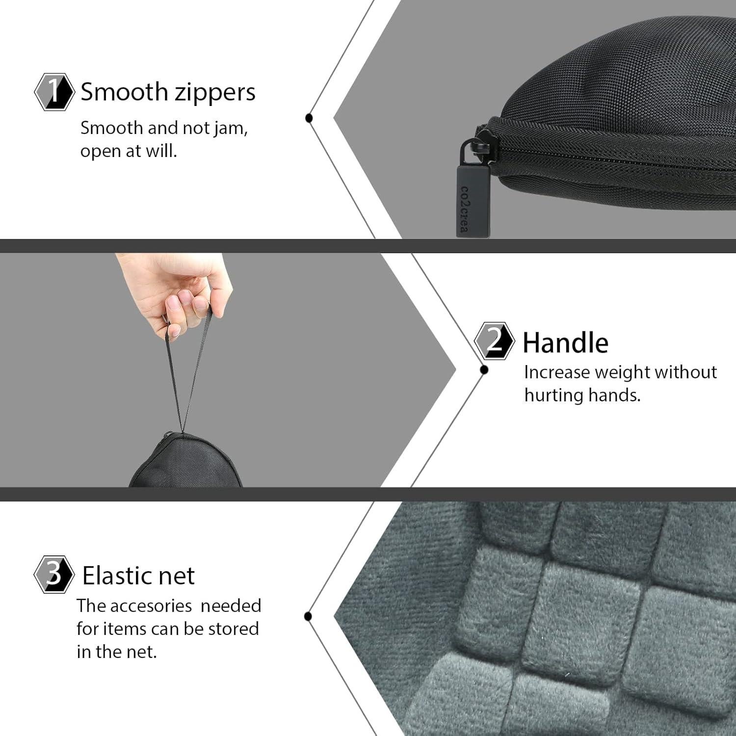 Funda Dura co2CREA para Logitech Ergo M575S M570 15x12cm