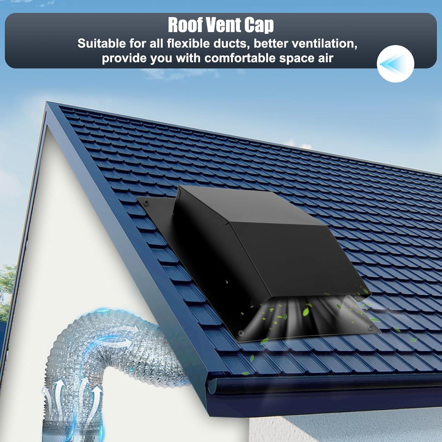 Ventilación de Techo 4 Pulgadas Topfurn Acero Inoxidable