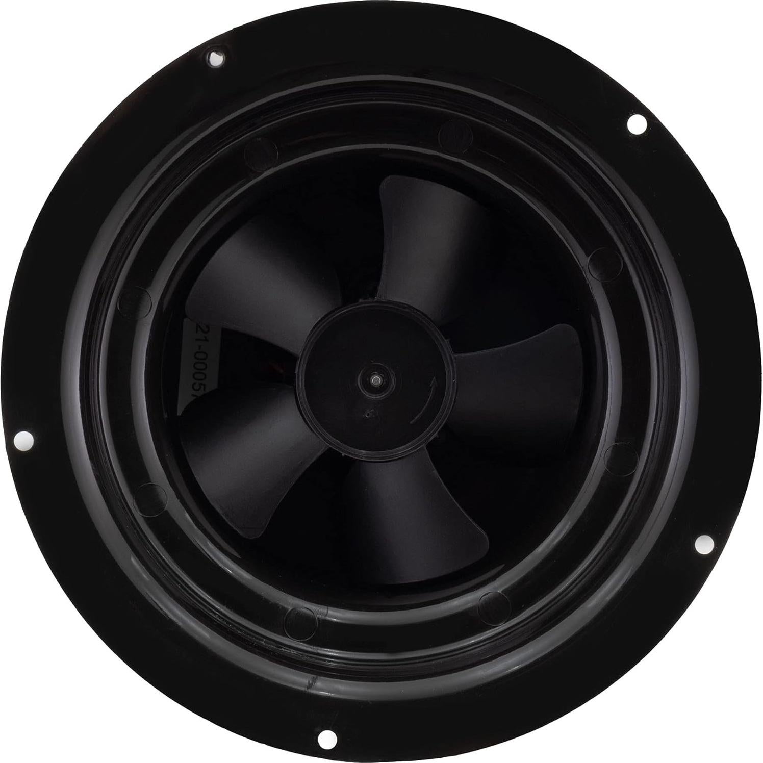 Ventilador de Plomería Solar RecPro RP-2093 | 7W, Negro