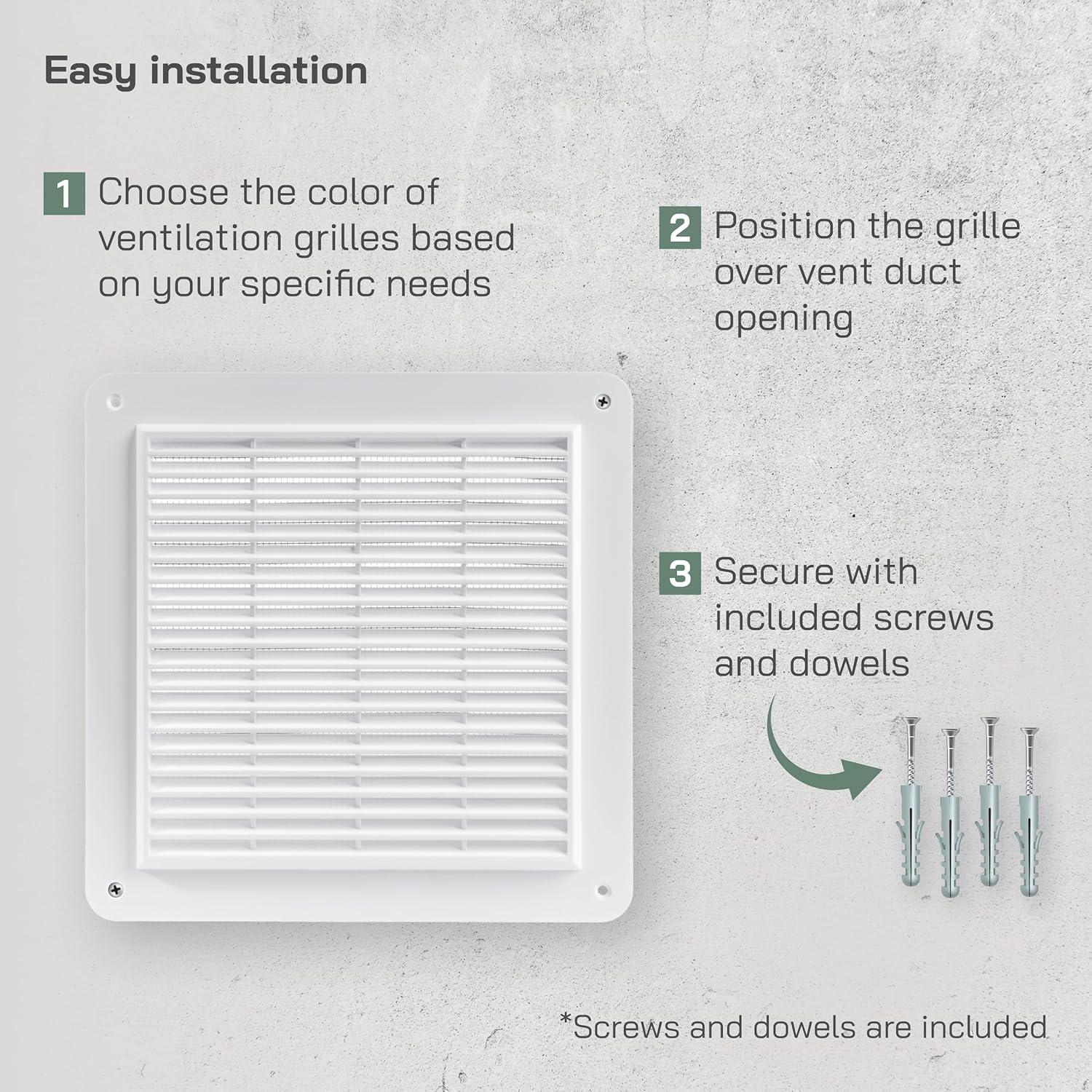 Cubierta de Ventilación de Aire de Retorno Vent Systems 25.5cm