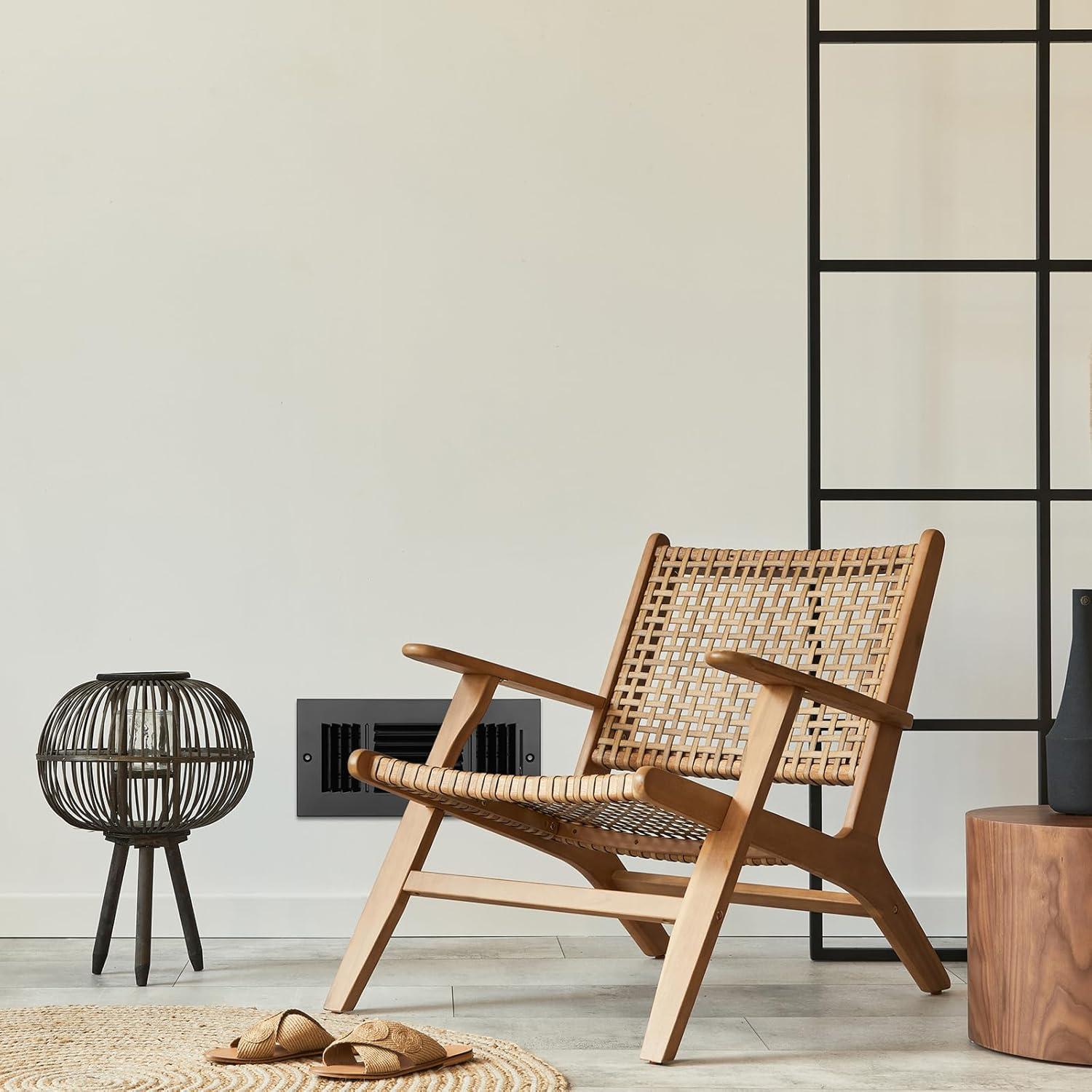 Cubiertas de Ventilación de Techo Wesiti 10x4" 2 Pcs Negro