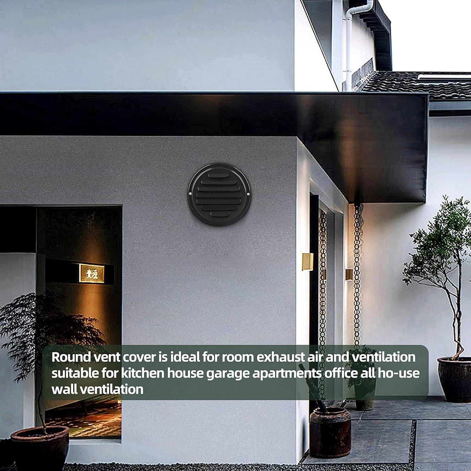 Cubierta de Ventilación de Aire PIIYOOSNN 100mm Acero Inoxidable