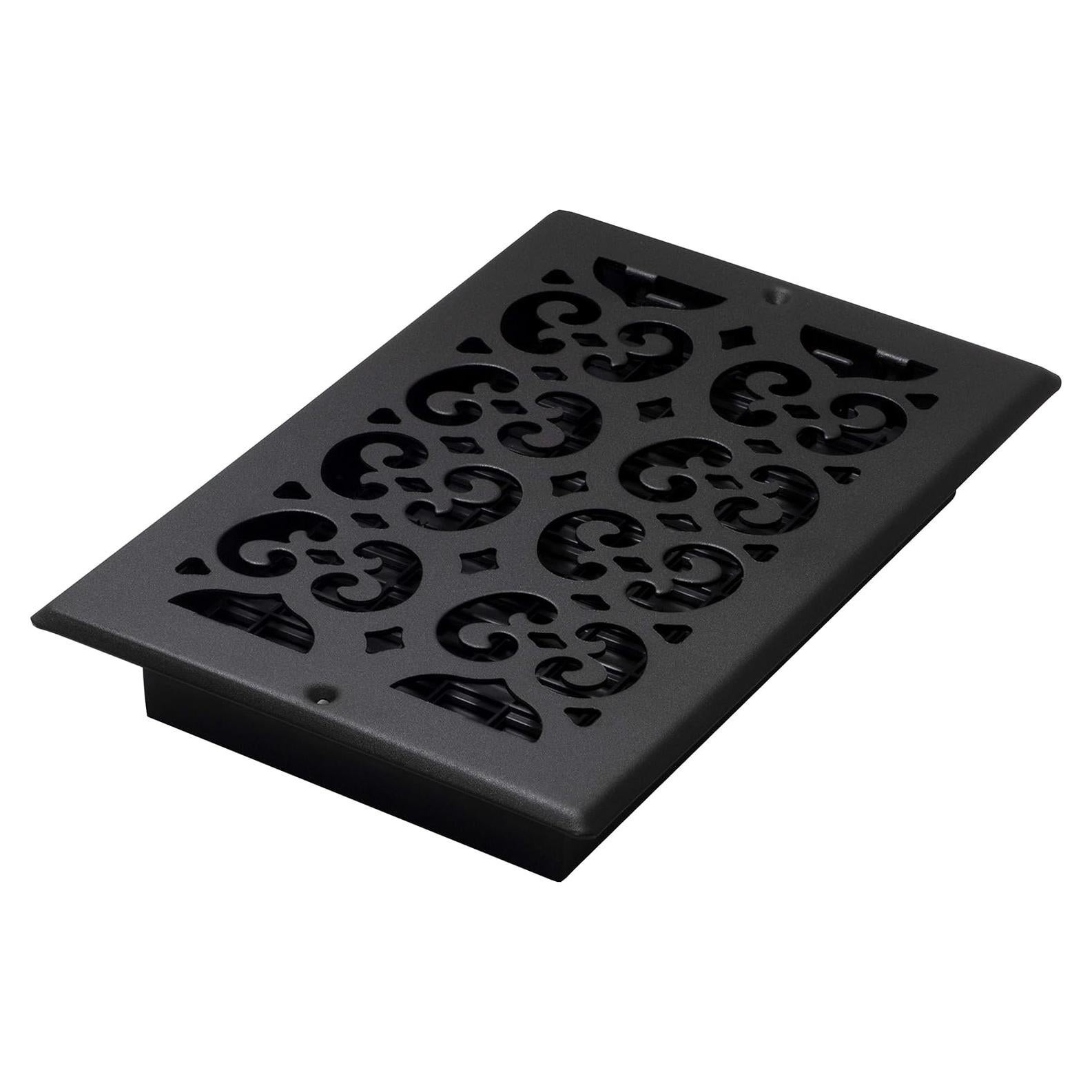 Rejilla de Pared Decor Grates ST610W 15x25 cm Negro Texturizado