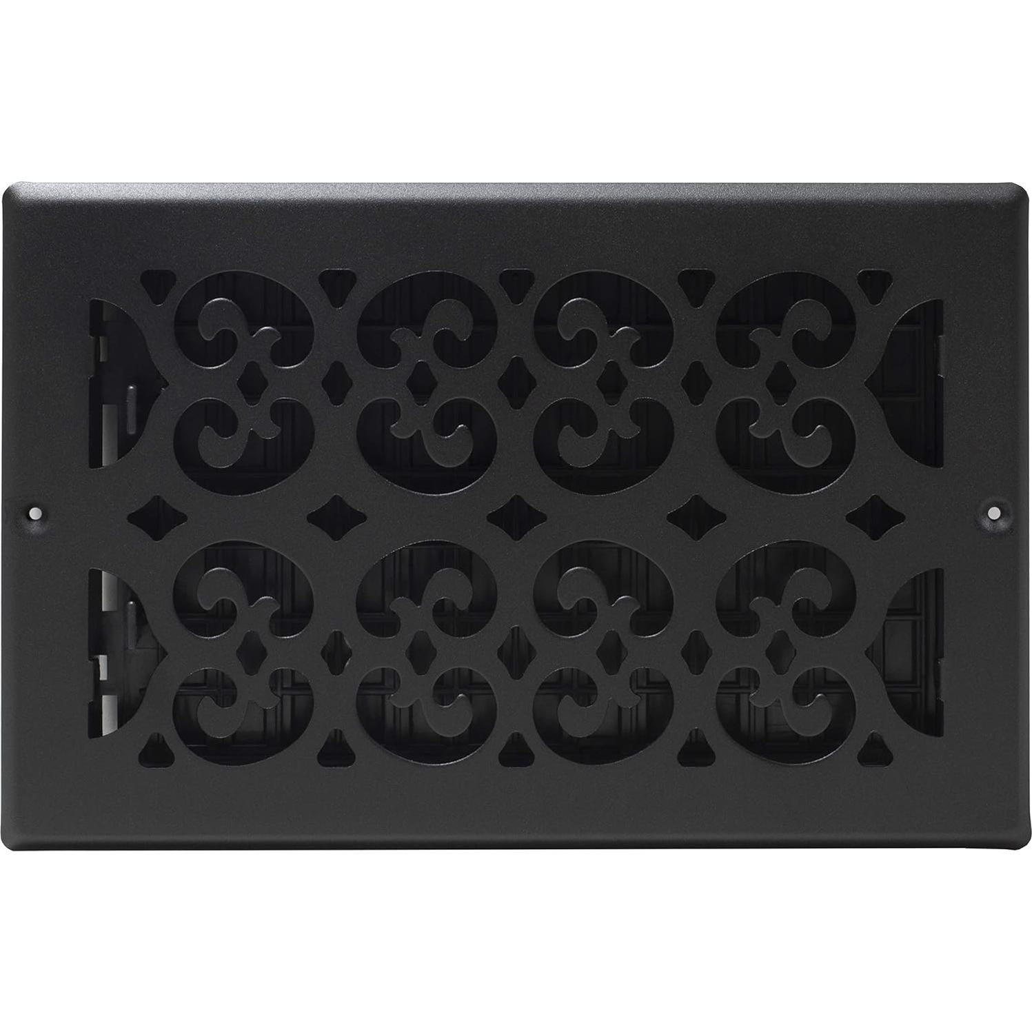 Rejilla de Pared Decor Grates ST610W 15x25 cm Negro Texturizado