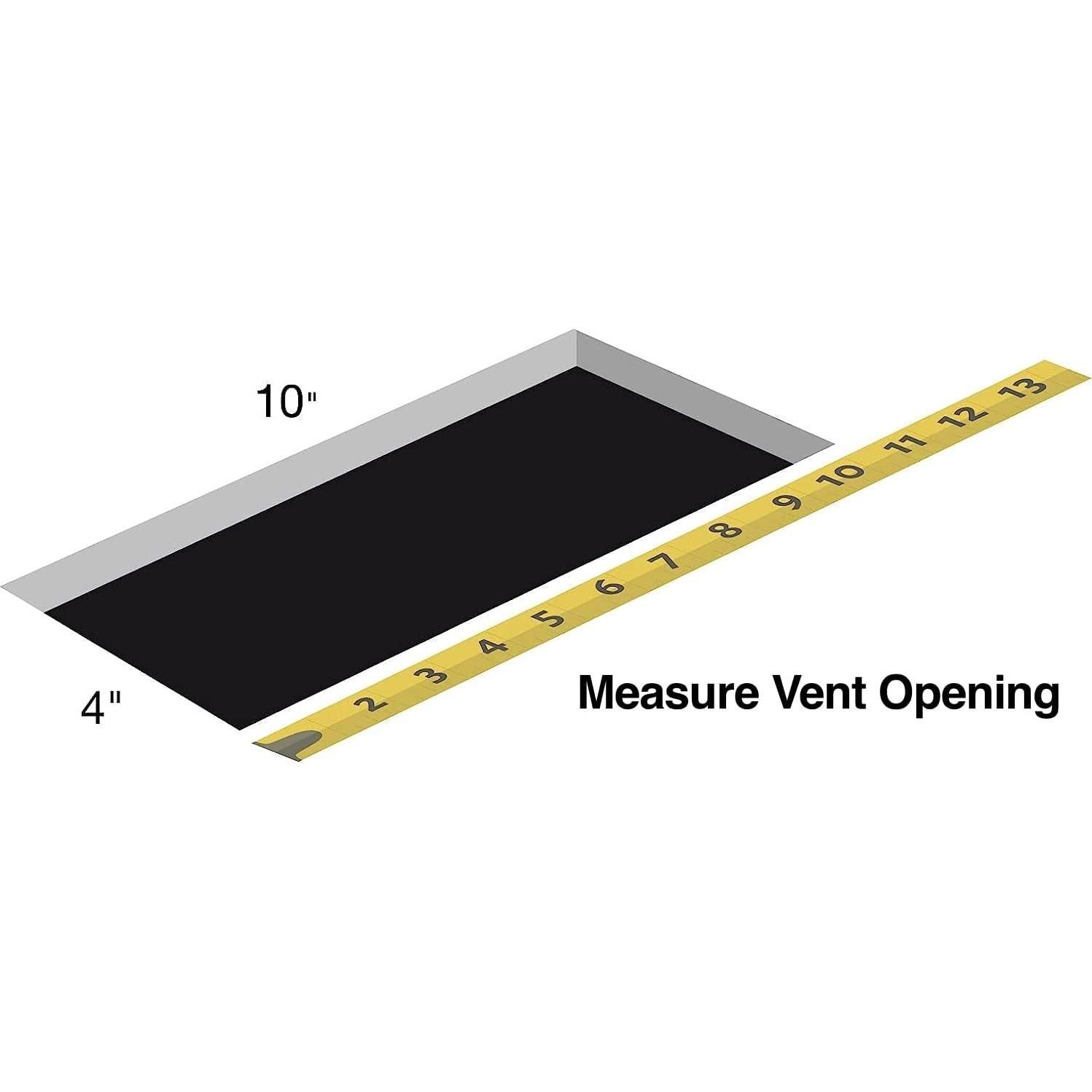 Registro de Piso Ventilación 4"x10" Rocky Mountain Goods