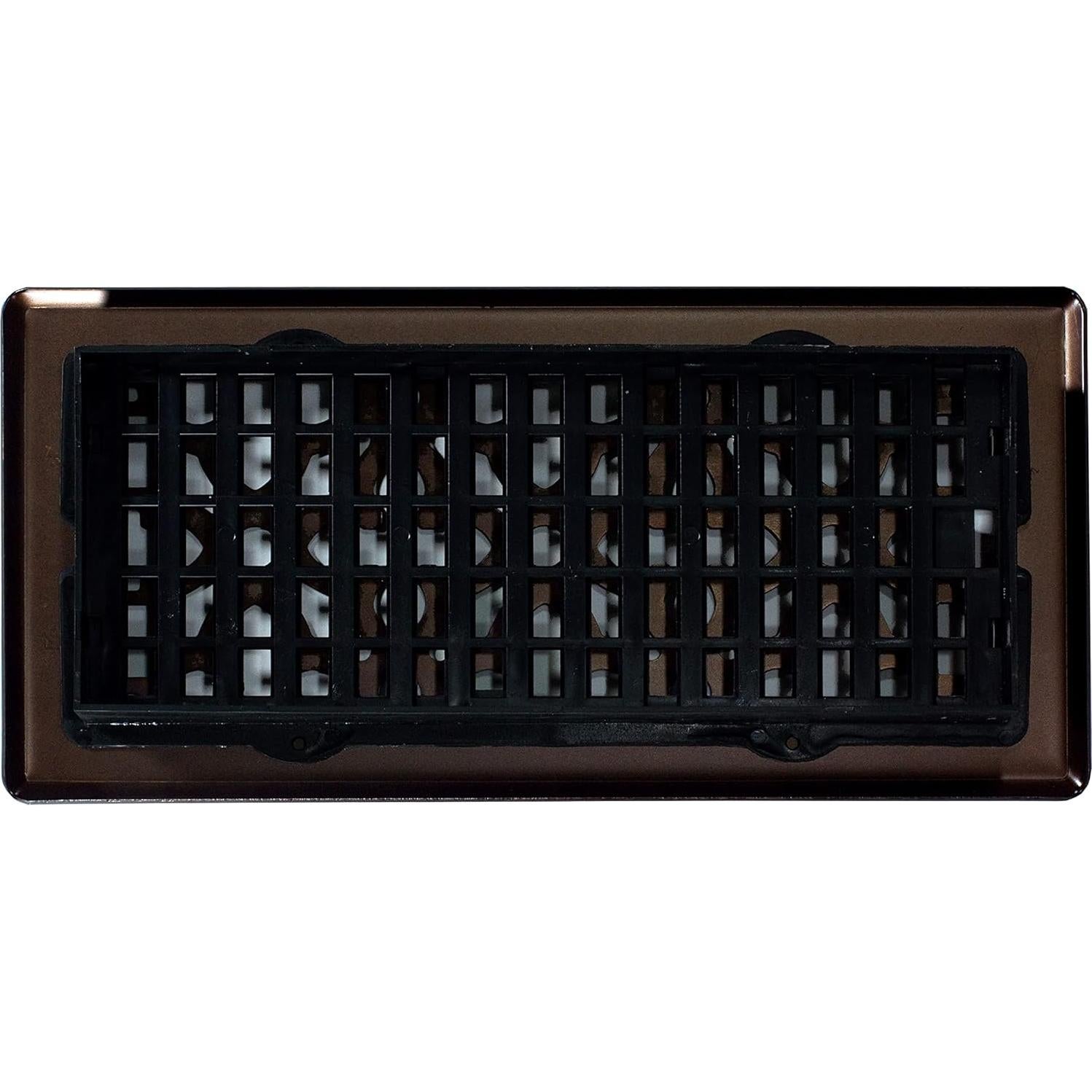 Rejilla de Piso Decor Grates Acero Gótico 4x10 cm Bronce Frotado