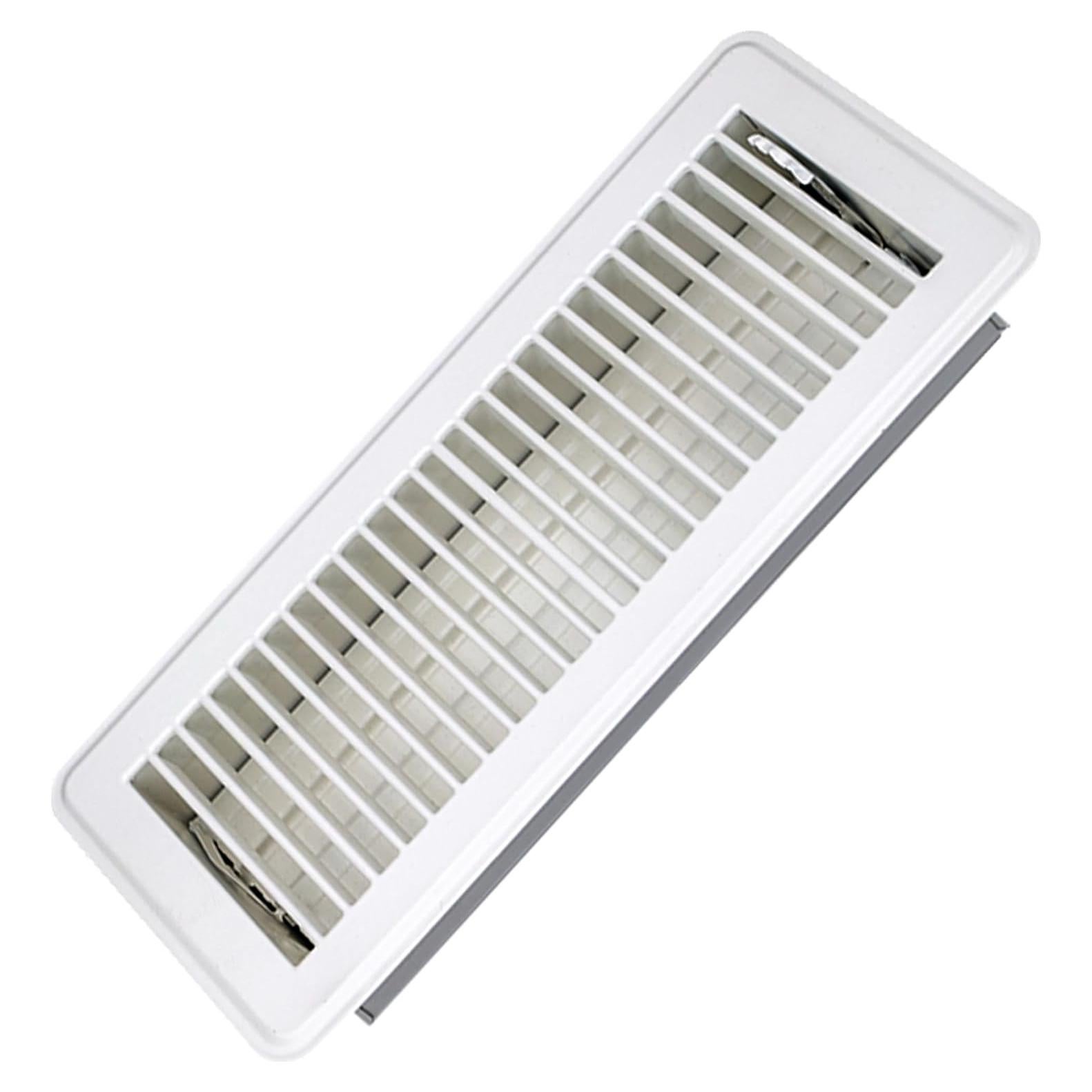 Registro de Ventilación de Piso Katewei 10x25 cm Blanco