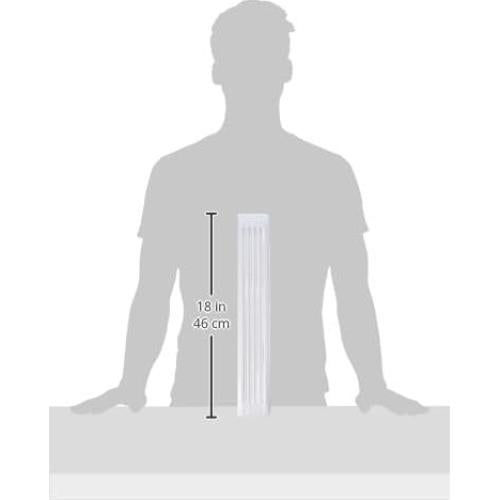 Ventilación Louvered Flush Attwood 1425-5 Blanca 7 cm x 44.6 cm