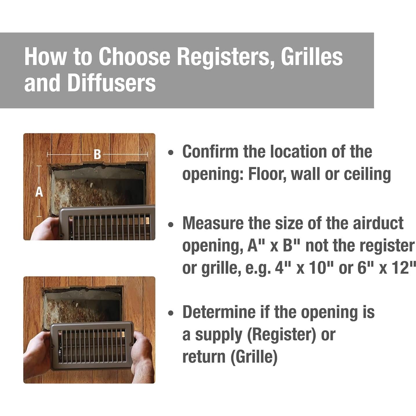 Registro de Piso Danco 61789 Acero 10x20 cm Marrón