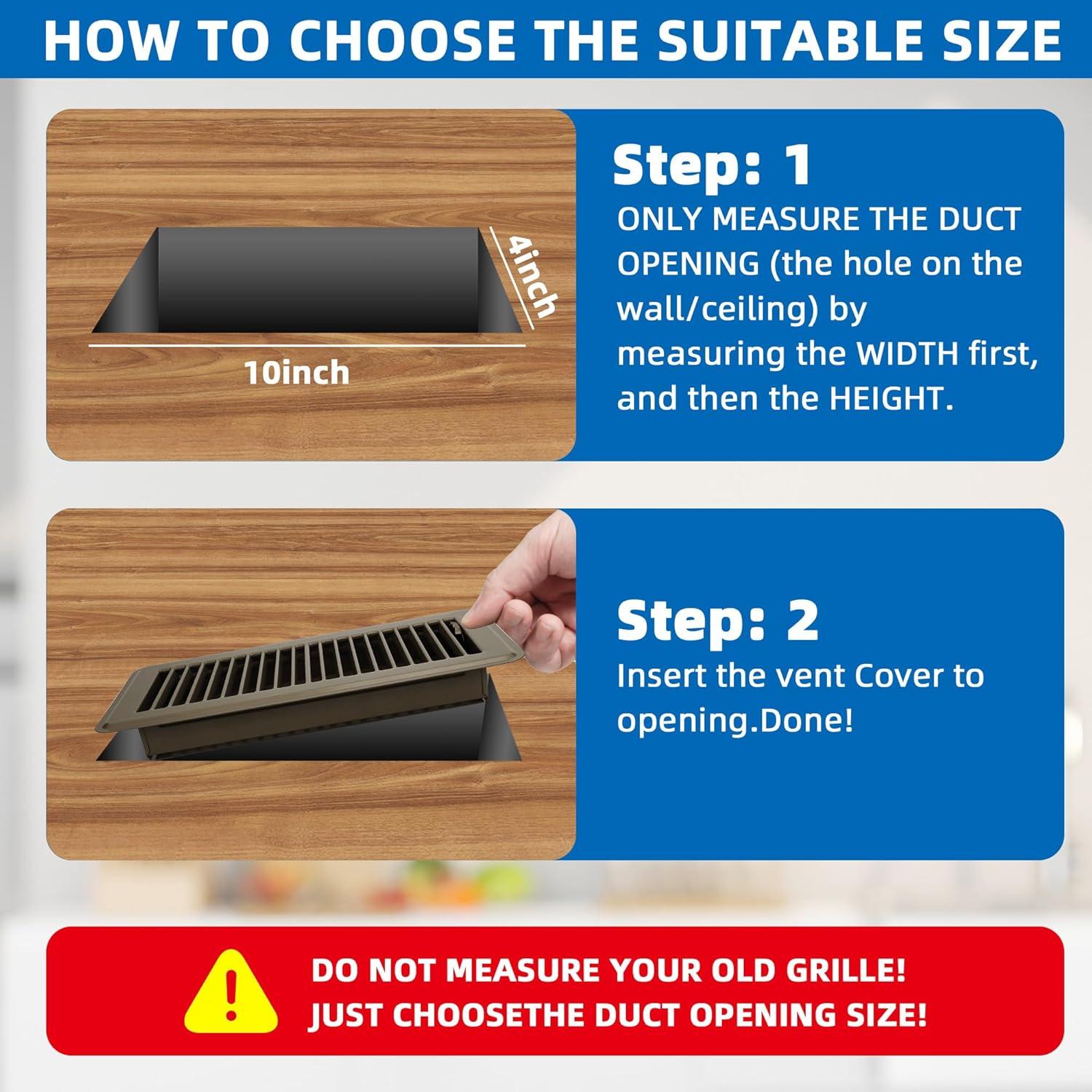 Rejillas de Piso de Acero BYEWIRE 4x10 - Paquete de 8 Unidades