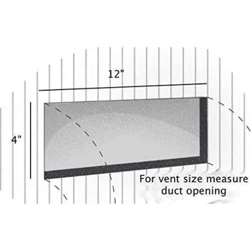 Cubierta de Ventilación Rocky Mountain Goods 10.16x30.48 cm Marrón - Paquete de 2