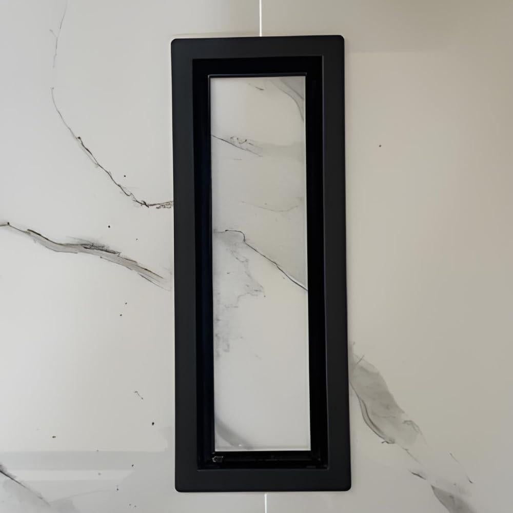 Cubierta de Ventilación de Piso AIRWINKS 4X10 Negro Sandtex